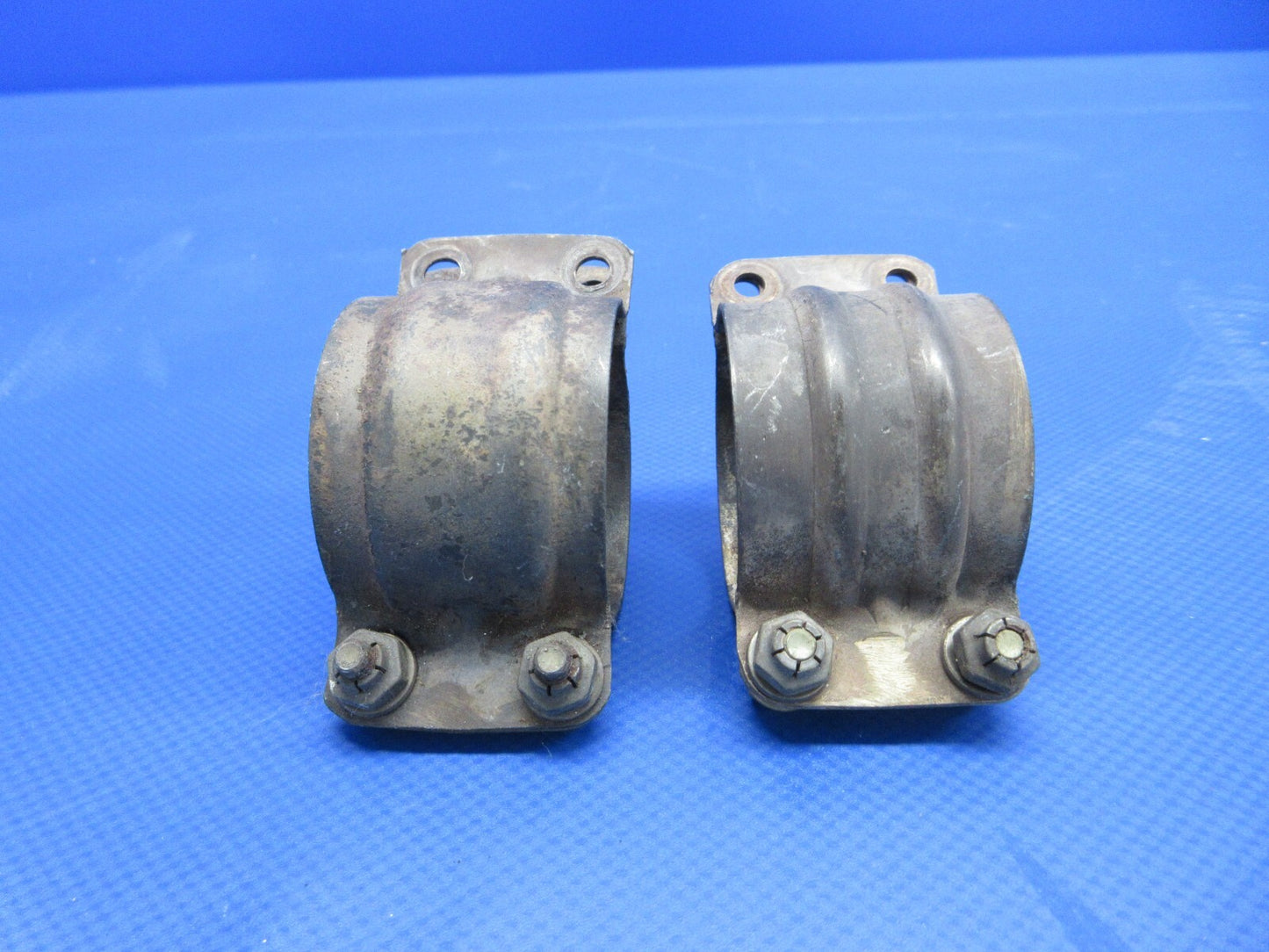 Cessna 172 Exhaust Riser w/ Clamps P/N 0450338-14 LOT OF 2 (0124-1430)5