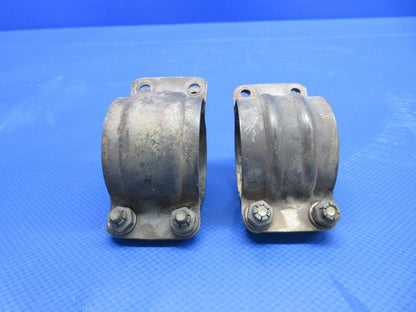 Cessna 172 Exhaust Riser w/ Clamps P/N 0450338-14 LOT OF 2 (0124-1430)5