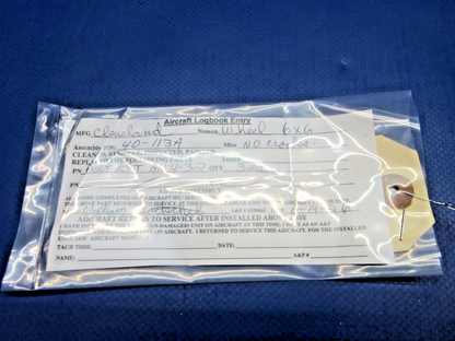 Aero Commander Cleveland  Main Wheel 6.00 x 6 P/N 40-113A REBUILT (0726-702)5