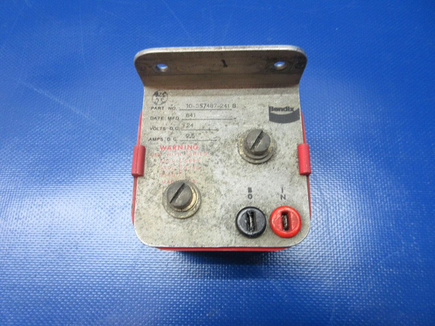 Cessna 310R Bendix Starting Vibrator 24v P/N 10-357487-241B TESTED (1224-1263)