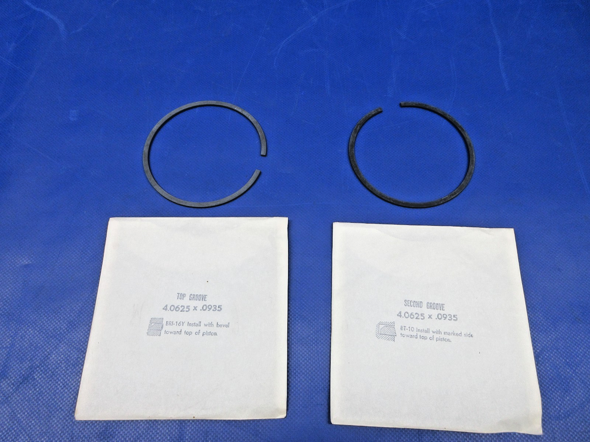 Continental / TCM Standard Piston Ring Set P/N 638109A1 NOS (0926-710)1