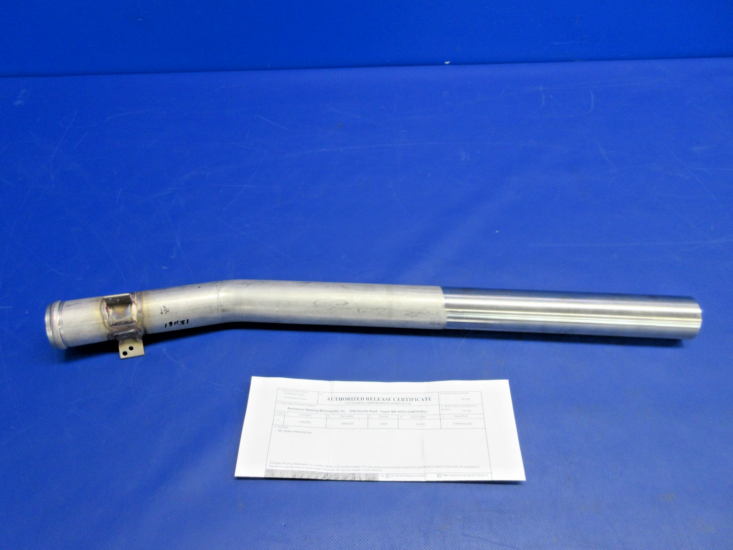 Cirrus SR20 Exhaust Tailpipe w/8130 P/N 20556-002 OH (0326-2022)1
