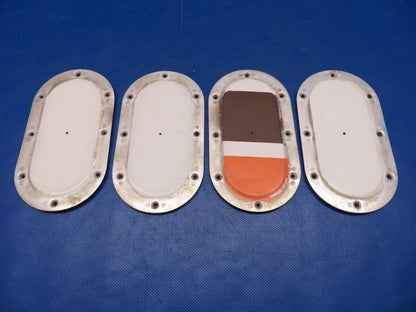 Mooney M20E Inspection Panel / Cover Plate P/N 913000-501 LOT OF 4 (0724-1873)