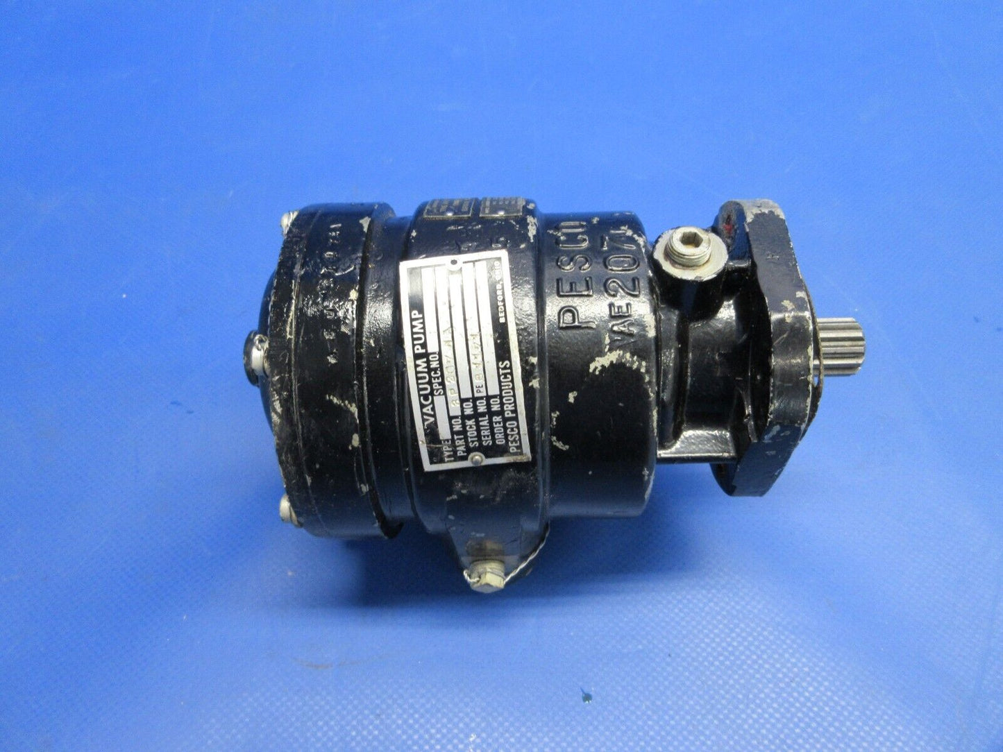 Pesco Vacuum Pump P/N 3P2O7JA CORE (0624-797)
