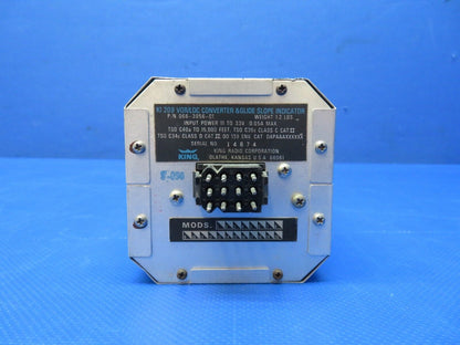 King KI209 VOR/LOC Converter & GS Ind. P/N 066-3056-01 TESTED w 8130 (0324-1754)