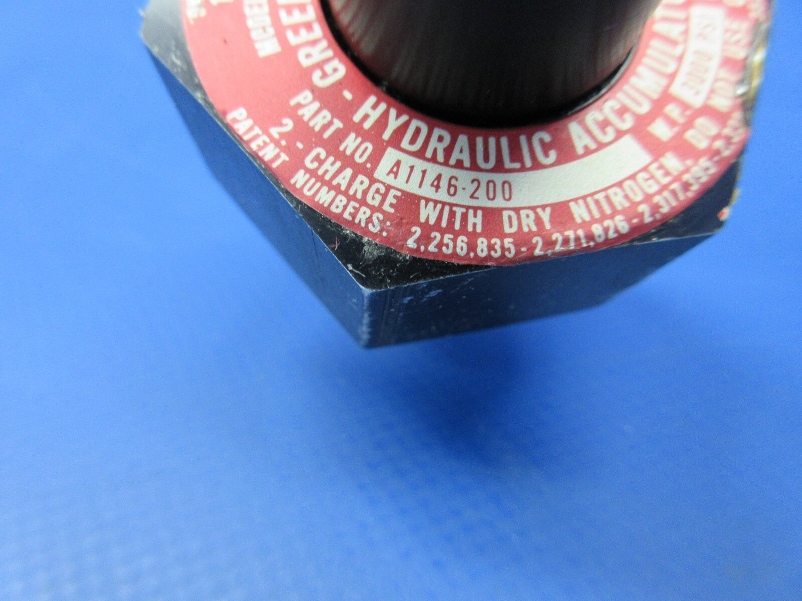 Greer Hydraulics 30A-C11/2B Hydraulic Accumulator PN A1146-200 CORE (0924-1338)8