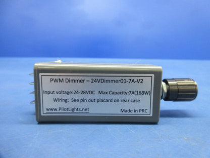 Enstrom 280FX Helicopter Lower Panel & Light Dimmer P/N 280-180004-21 (1124-795)