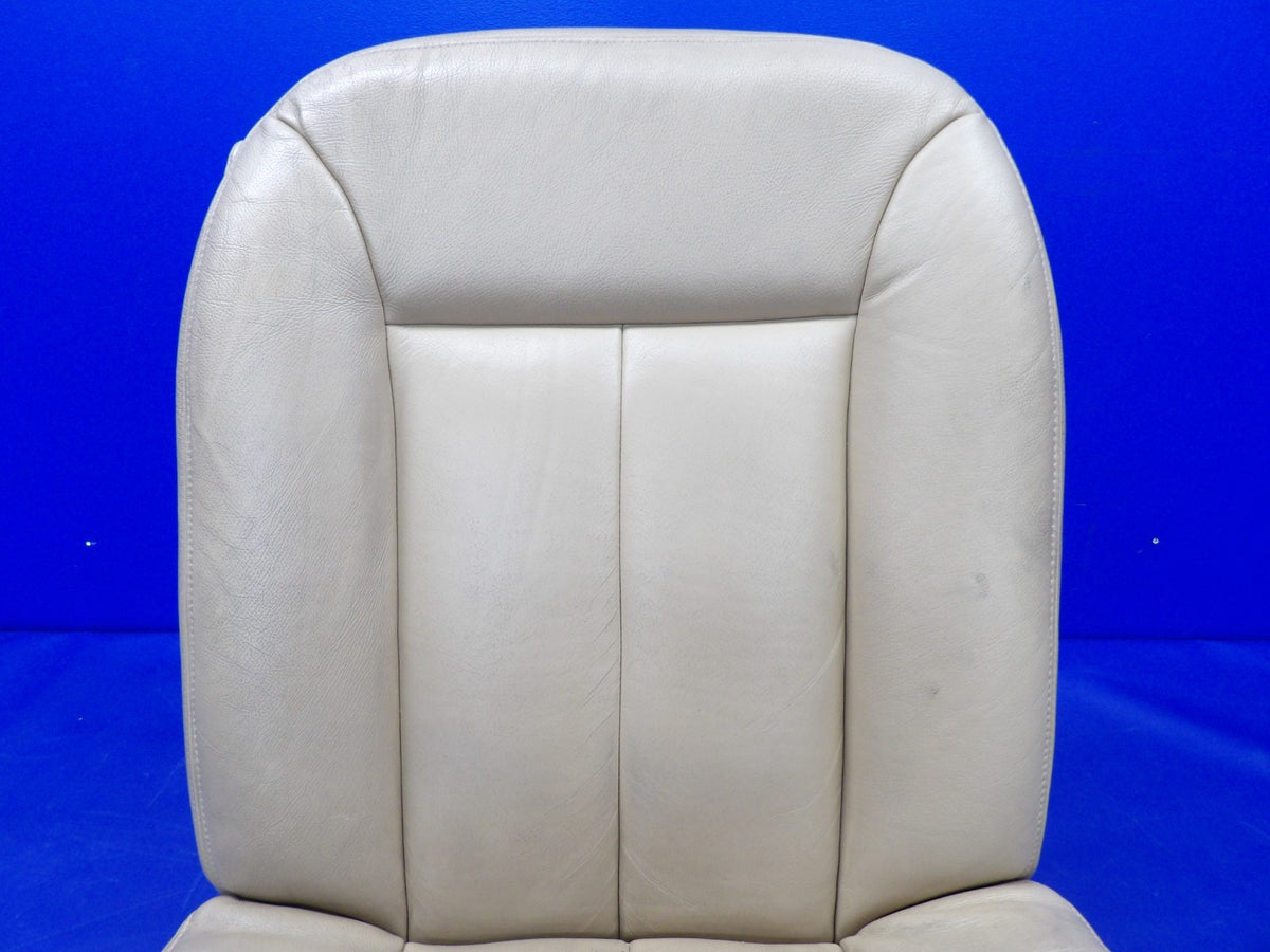 Cessna 421 Pilot Seat P/N 5119231-3 Tan Vinyl (0726-1241)5
