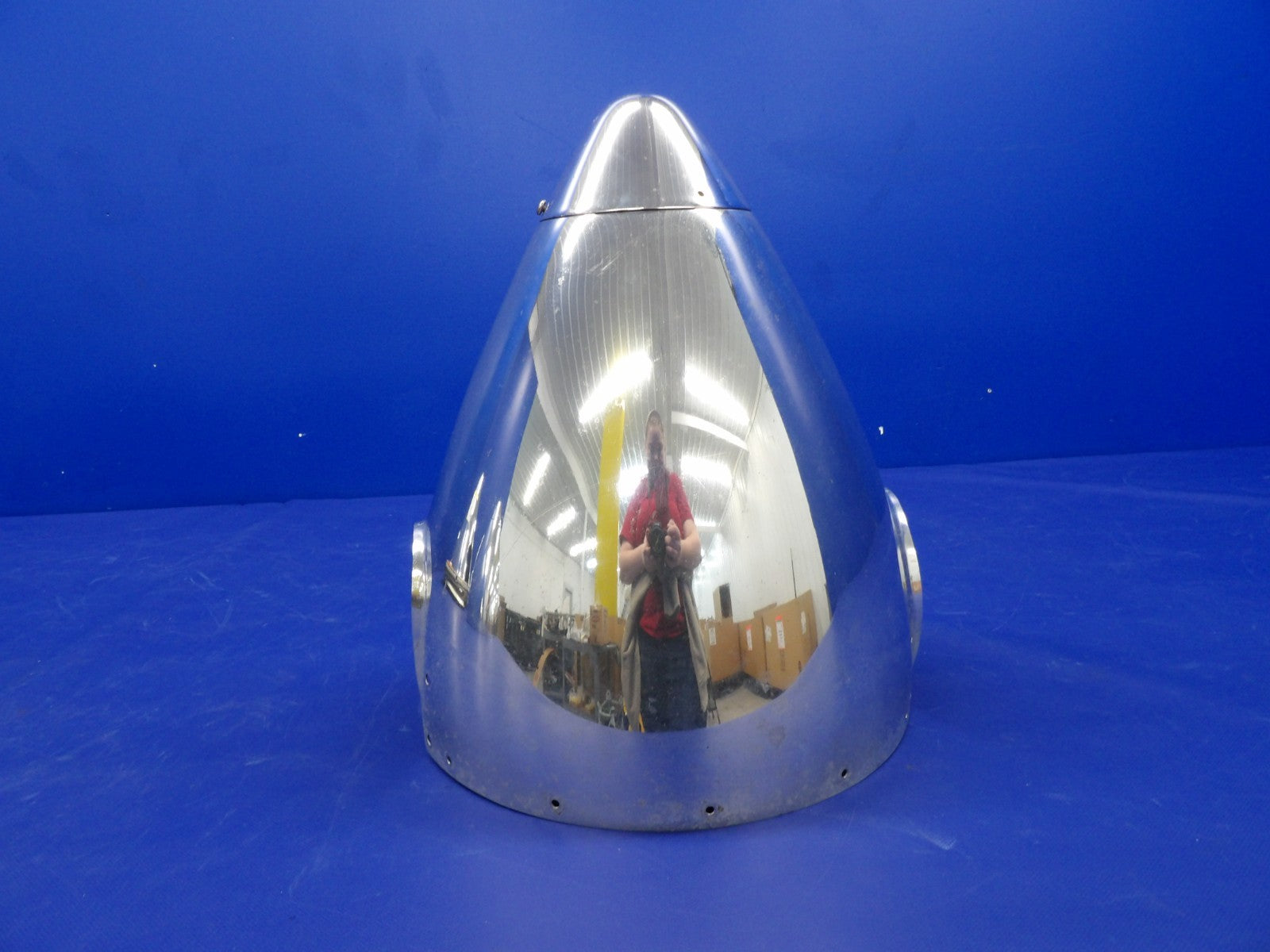 Beech Hartzell 2-Blade Polished Propeller Spinner Dome P/N C2445-1P (0226-2027)5