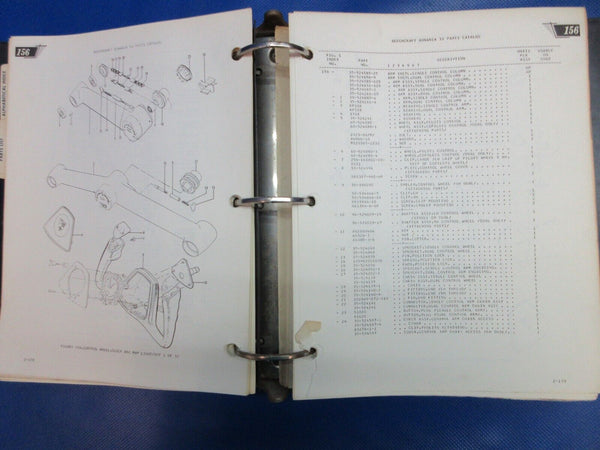 Beech F33 / F33A / G33 Bonanza Parts Catalog P/N 33-590010-7B (1024-1242)