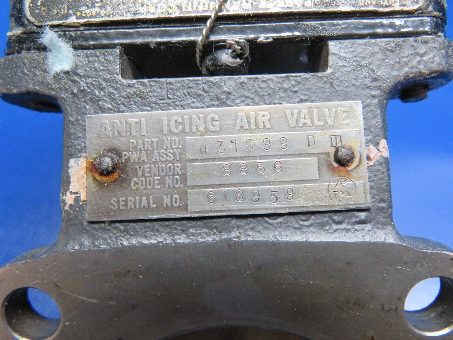 Parker Anit-Icing Air Valve Assy P/N 1433603085-B CORE (1124-160)