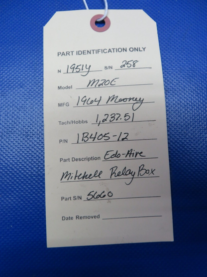 Mooney M20 / M20E Edo-Aire Mitchell Relay Box P/N 1B405-12 (0424-202)