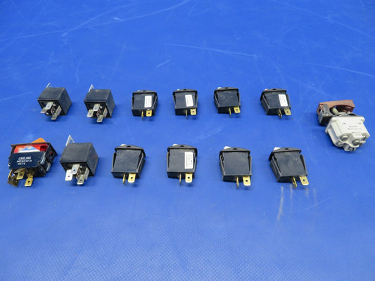Diamond DA-40 Assorted Switches LOT P/N MS24524-3 (0626-426)0