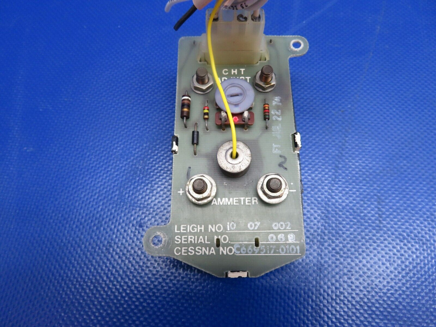 Cessna 177 Cardinal CHT & Amperes Cluster Gauge P/N C669517-0101 (0824-1749)