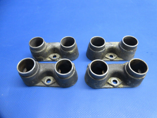 Continental O-200-A Push Rod Housing Flange P/N 530163 SET OF 4 (0824-884)