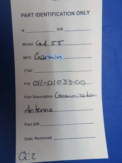 Garmin GA 55 Communication Antenna P/N 011-01033-00 (0626-406)8