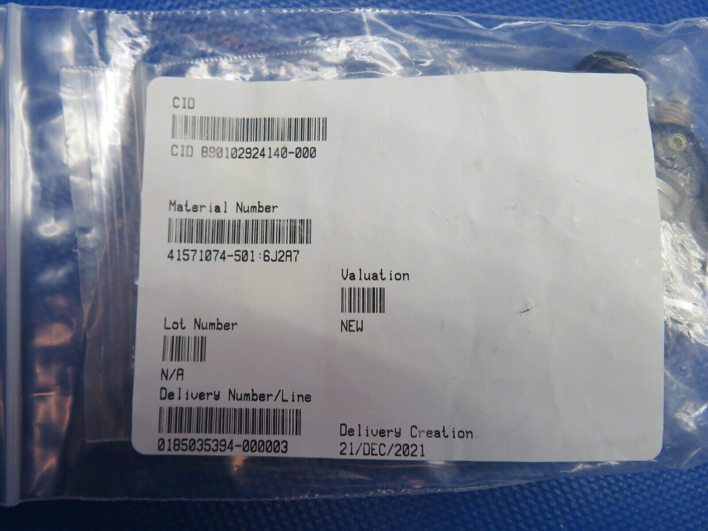 Track Filling Assy P/N 41571074-501 NOS w/ 8130 (0824-1723)