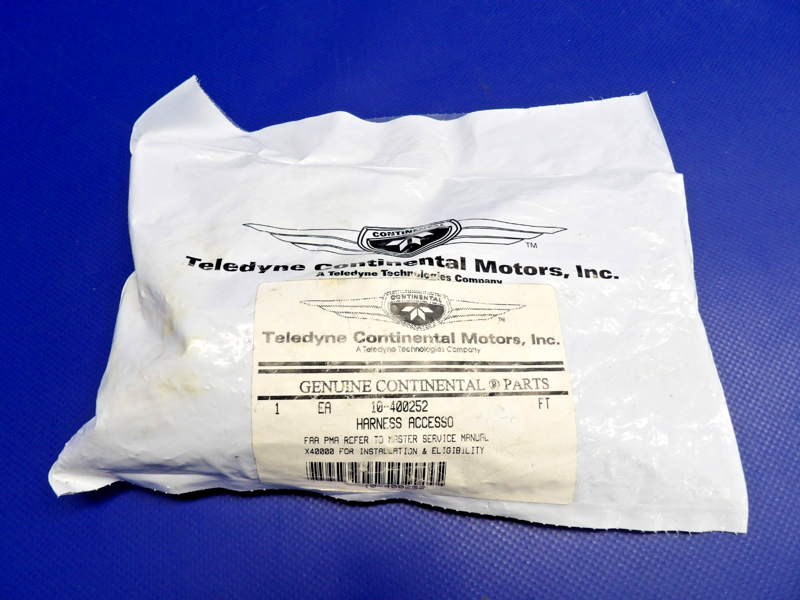 Continental Ignition Harness Accessory Kit P/N 10-400252 NOS (0426-1240)1