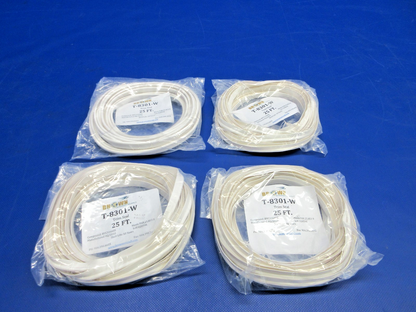 Brown Aircraft Supply White Trim Seal P/N T-8301-W LOT OF 4 NOS (0426-761)0