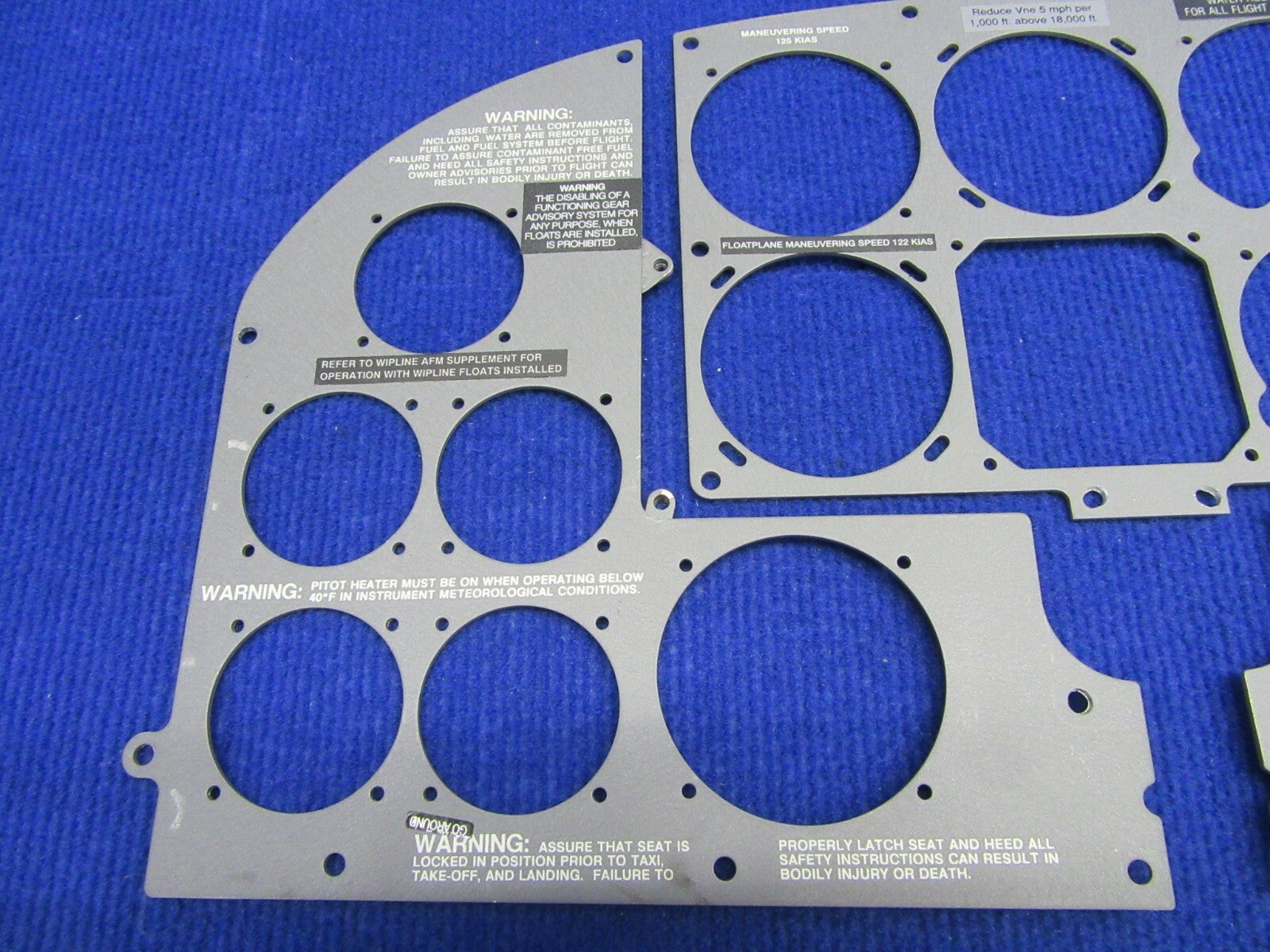 Cessna T206H Instrument Panel Installation P/N 1213571-4, 1213572-3 (1221-207)1