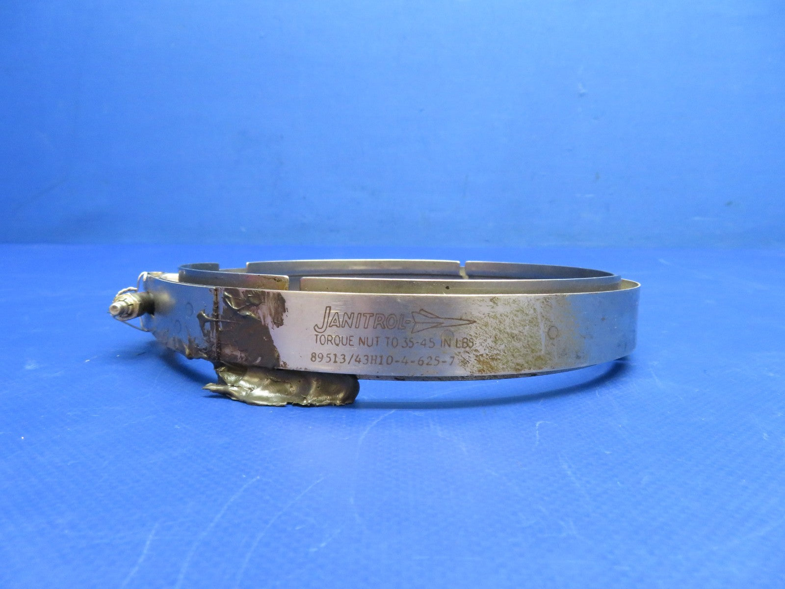 Piper PA-31T1 Janitrol Heater Clamps P/N 43H10-4-625-7 LOT OF 2 (0426-1719)9