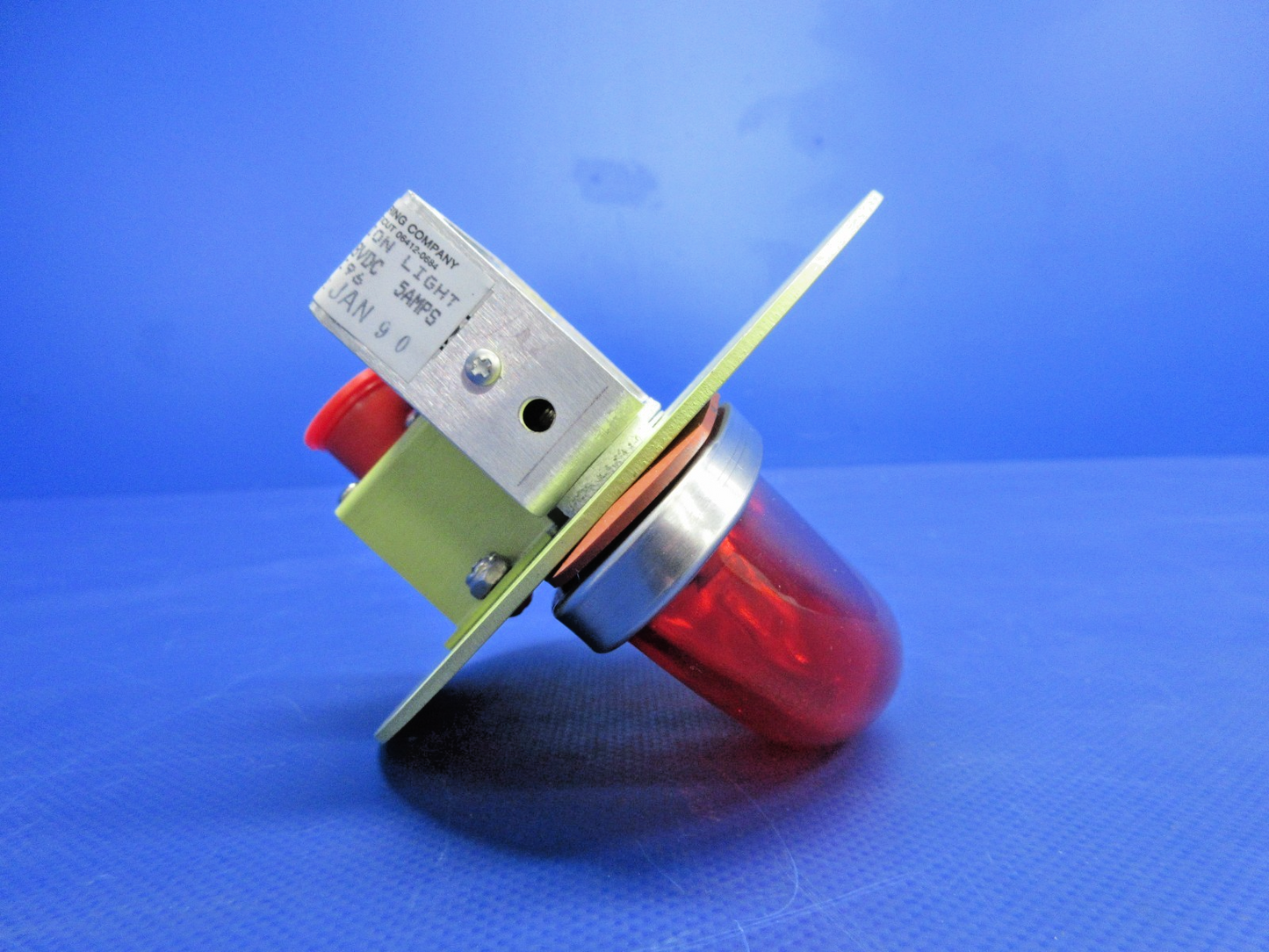 Whelen Red Anti-Collision Light 28V P/N 90033-7 NOS TESTED (0326-932)7