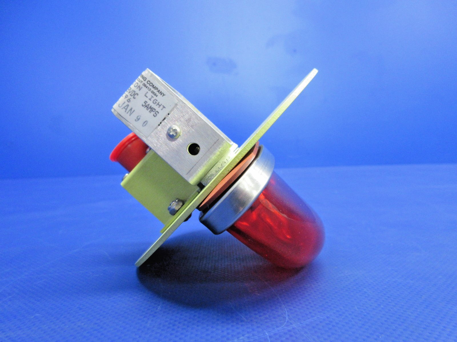 Whelen Red Anti-Collision Light 28V P/N 90033-7 NOS TESTED (0326-932)7