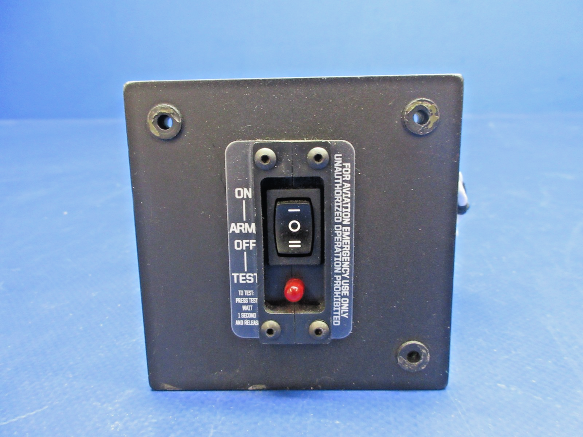 ARTEX ELT 345 w/ Whip Antenna & Remote Switch P/N A3-06-2883 TESTED (0626-826)4