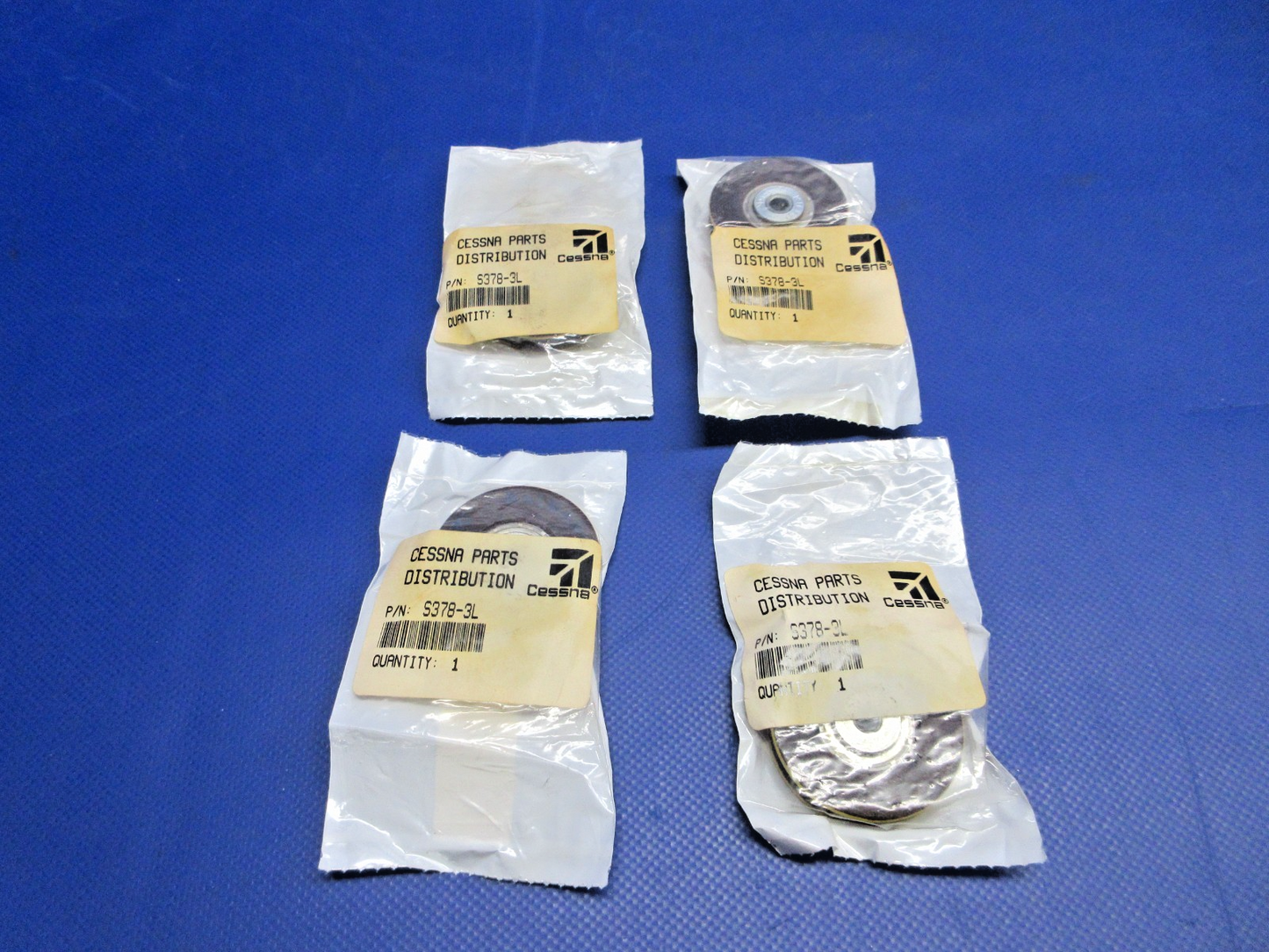 Cessna Aileron Control Pulley P/N S378-3L LOT OF 4 NOS (0426-726)0