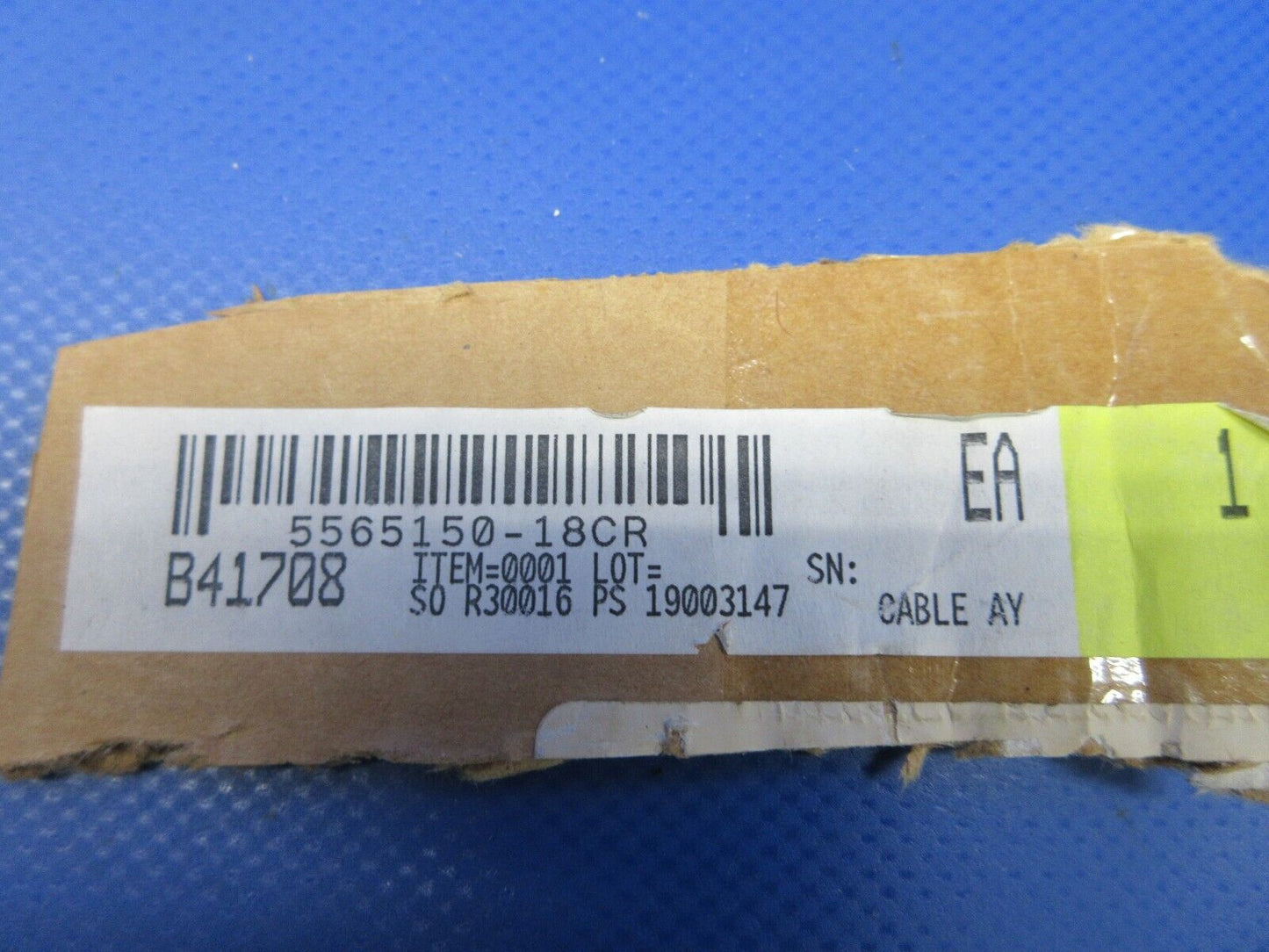 Cessna Cable Assembly 110" P/N 5565150-18CR NOS (0424-1152)