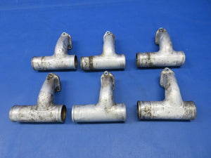 Continental GO-300-A Intake Manifold Tube Assy P/N 626683 SET OF 6 (0824-2076)