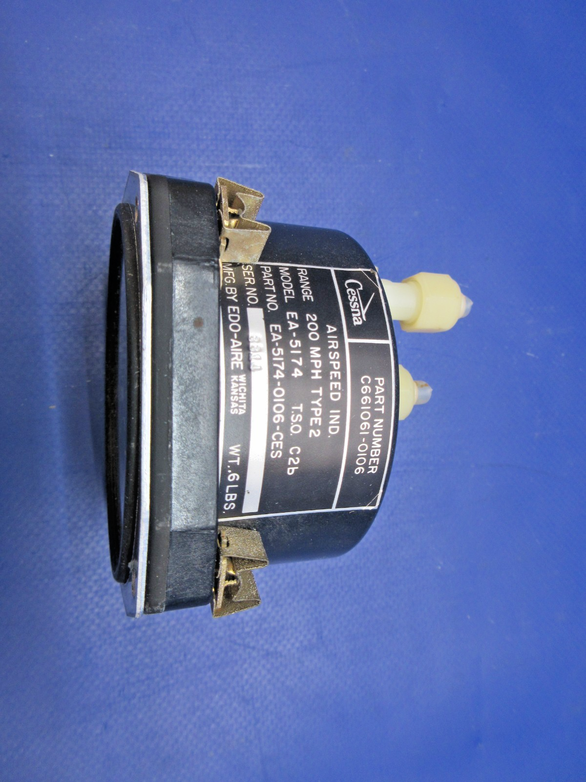 Edo-Aire EA-5174 Airspeed Indicator P/N EA-5174-0106-CES WARRANTY (0726-709)7