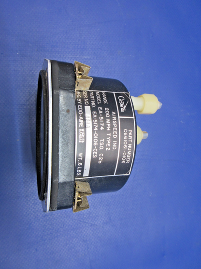 Edo-Aire EA-5174 Airspeed Indicator P/N EA-5174-0106-CES WARRANTY (0726-709)7