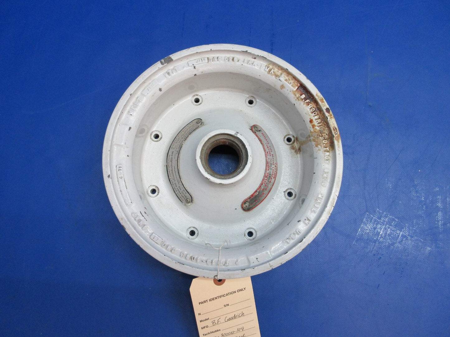 B.F. Goodrich Wheel Half Assembly 7.50 x 10 P/N 50-300010-109 (0523-564)0