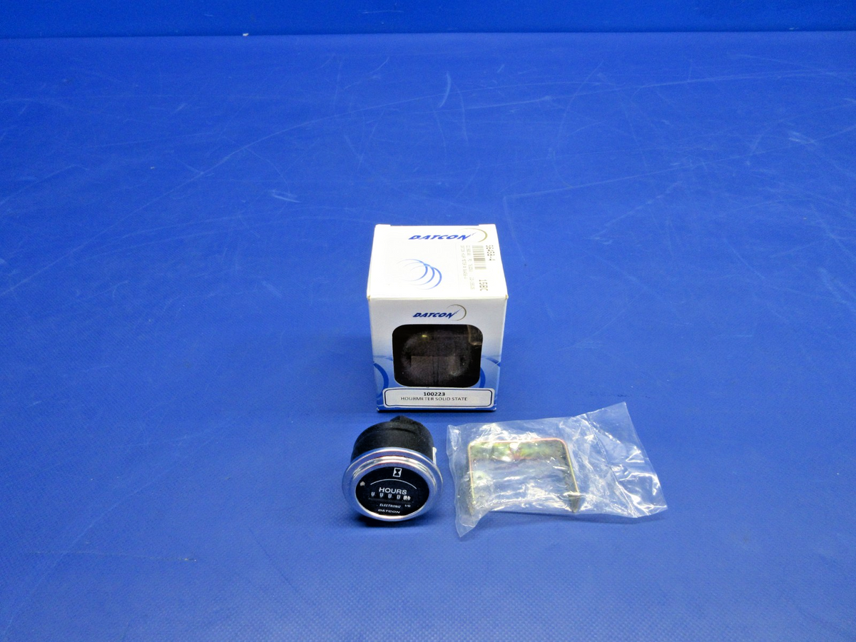 Datcon 100223 Hobbs / Hour  Meter P/N 56458-4 NOS (0926-733)0