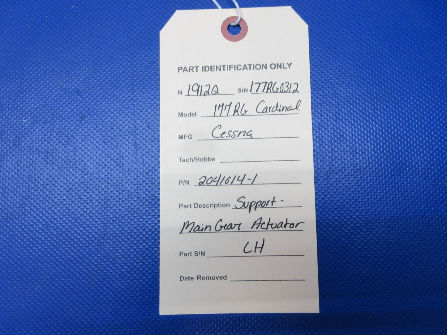 Cessna 177RG Cardinal Support Main Gear Actuator LH P/N 2041014-1 (0818-58)6