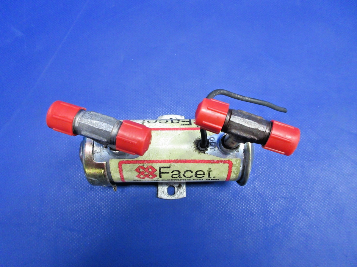 Piper PA-24-250 Comanche Facet Electric Fuel Pump 12V 481-666 TESTED (0926-740)1