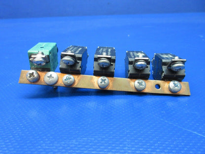 Piper PA-28-180 Circuit Breakers & Switches P/N 7277-2-2 LOT OF 20 (1124-1476)