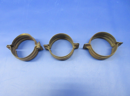 Early Cessna 210 Exhaust Clamp P/N 1250201-8 LOT OF 3 (1224-1324)