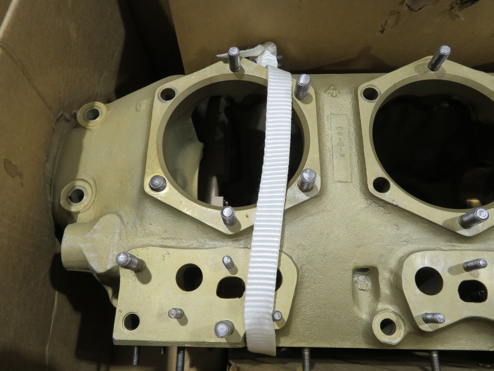 Continental O-300-D Crankcase P/N 530836, 530837 REPAIRED w/ 8130 (0326-1768)3