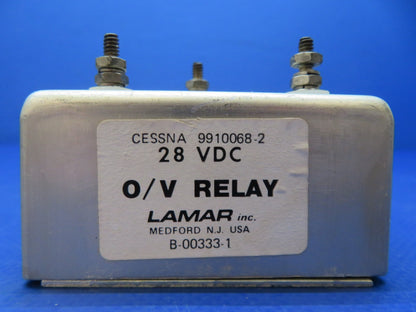 Cessna 421 Lamar Overvoltage Relay 28v P/N 9910068-2 TESTED (0326-227)1