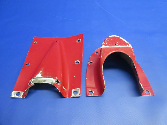 Piper PA-28 Globe Fiberglass Nose Strut Fairing FWD & AFT 37925-06 (1224-795)0