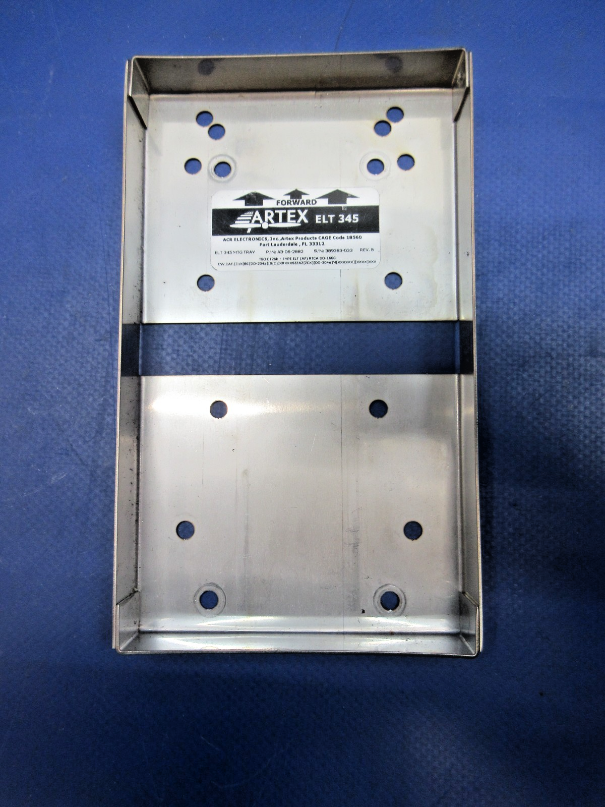 ARTEX ELT 345 w/ Whip Antenna & Remote Switch P/N A3-06-2883 TESTED (0626-826)7