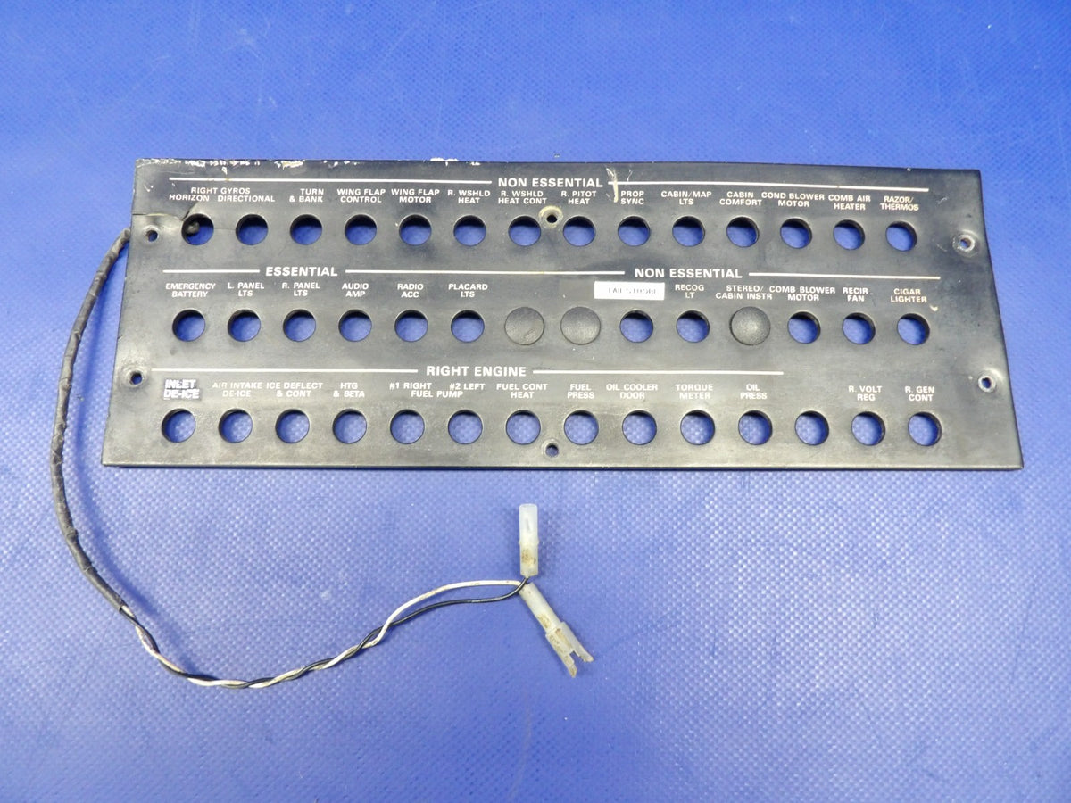 Piper Cheyenne Astronics Electroluminescent Panel P/N 80693-2 TESTED (0526-1361)0