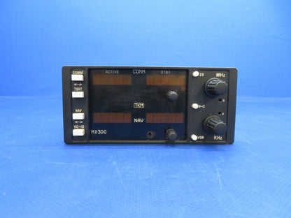 TKM MX300 NAV COMM 14vdc Aircraft Radio P/N MX300 REPAIRED w/ 8130 (0626-105)6