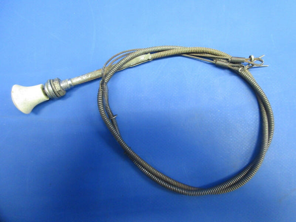 Piper PA-20 Pacer Parking Brake Control Cable Assy 40" Long 16775-000 (1024-771)