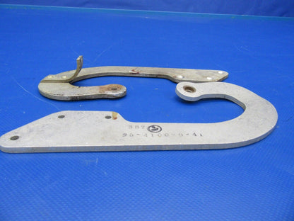 Beech Baron Nose Baggage Door Hinges FWD & AFT P/N 002-410055-43 & -41 (1117-66)