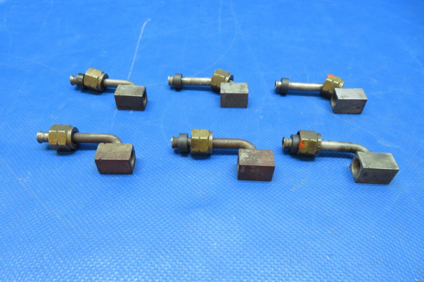 Continental TSIO-520-E9B Fuel Injector Nozzle P/N 630965 SET OF 6 (0924-131)