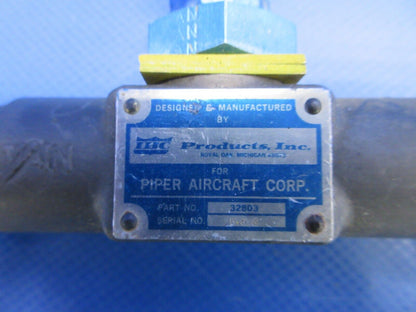 Piper PA-23-235 IBC Products Hydraulic Shuttle Valve P/N 32803 (0524-1830)