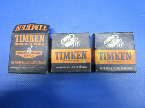 Timken Roller Bearing P/N 07196 LOT OF 3 NOS  (0324-1213)